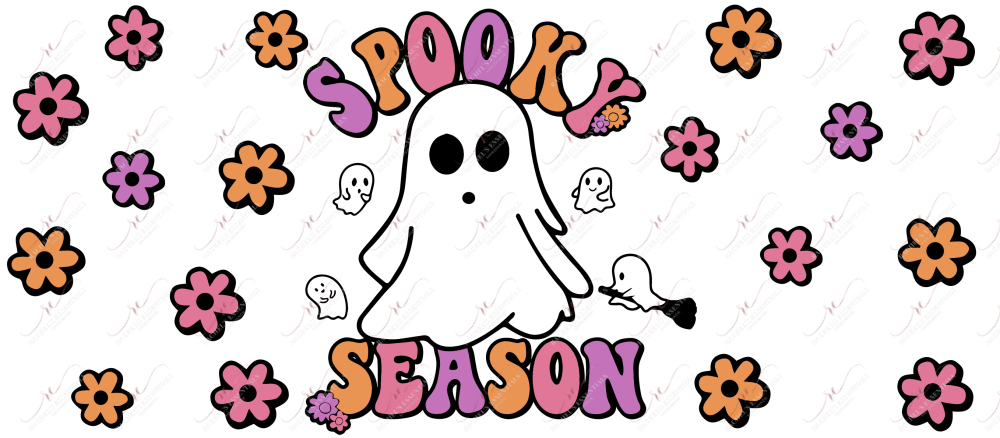 Spooky Season - 16Oz Glass Can Wrap Sublimation