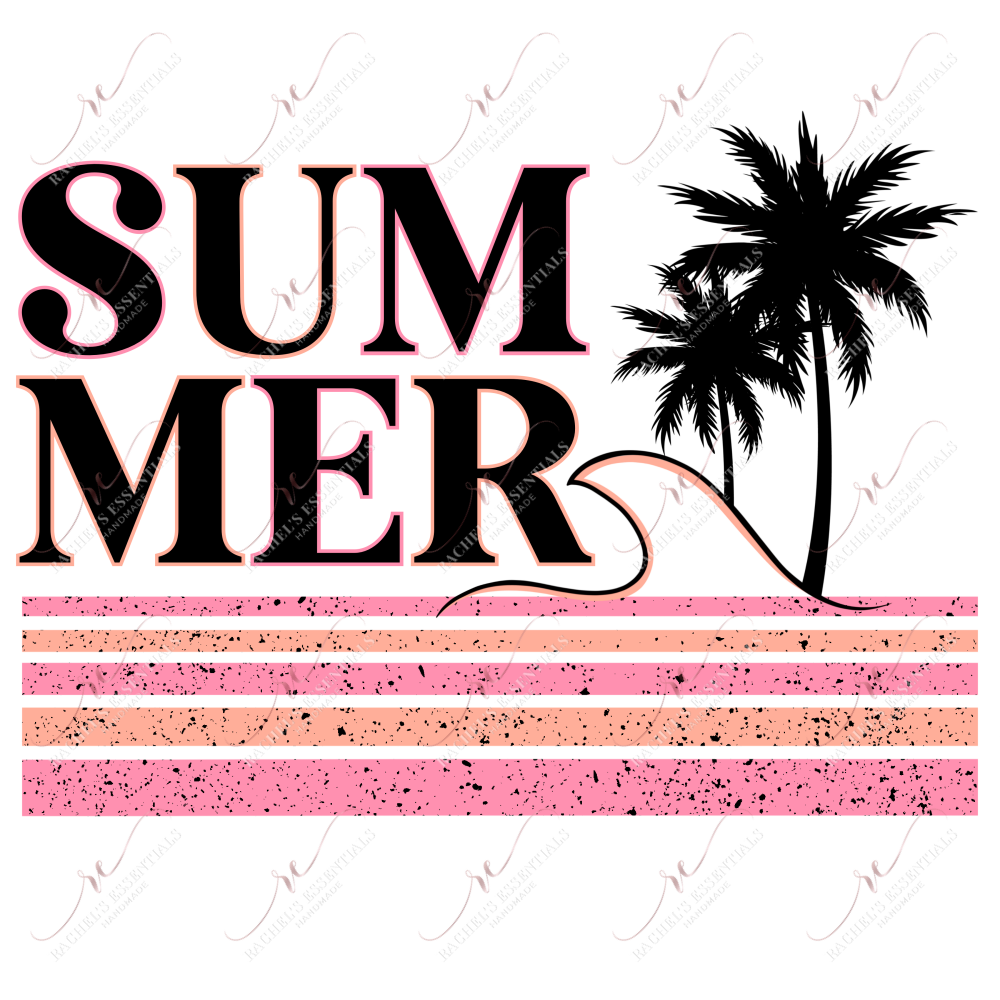 Summer- Clear Cast Decal