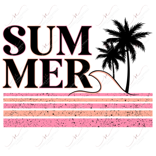 Summer- Clear Cast Decal