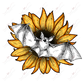 Sunflower Bat - Clear Cast Decal