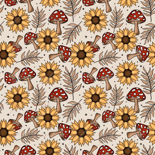 Sunflower Shrooms - Vinyl Wrap Seamless 12/23 Vinyl