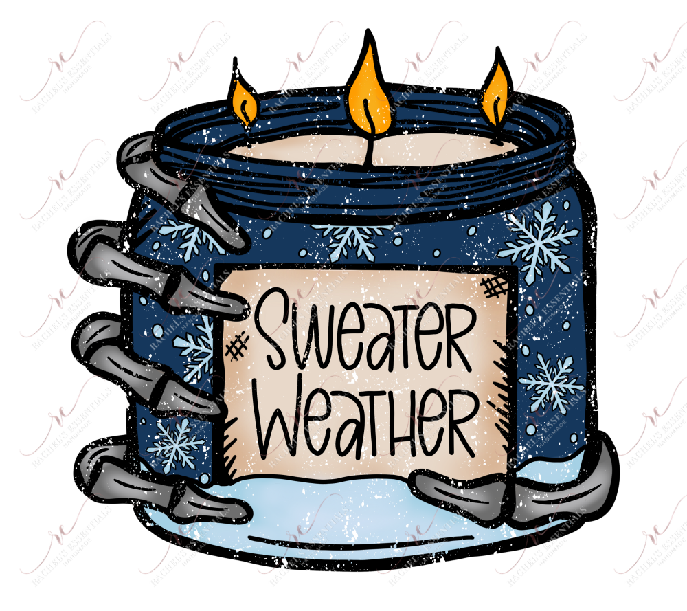 Sweater Weather - Clear Cast Decal