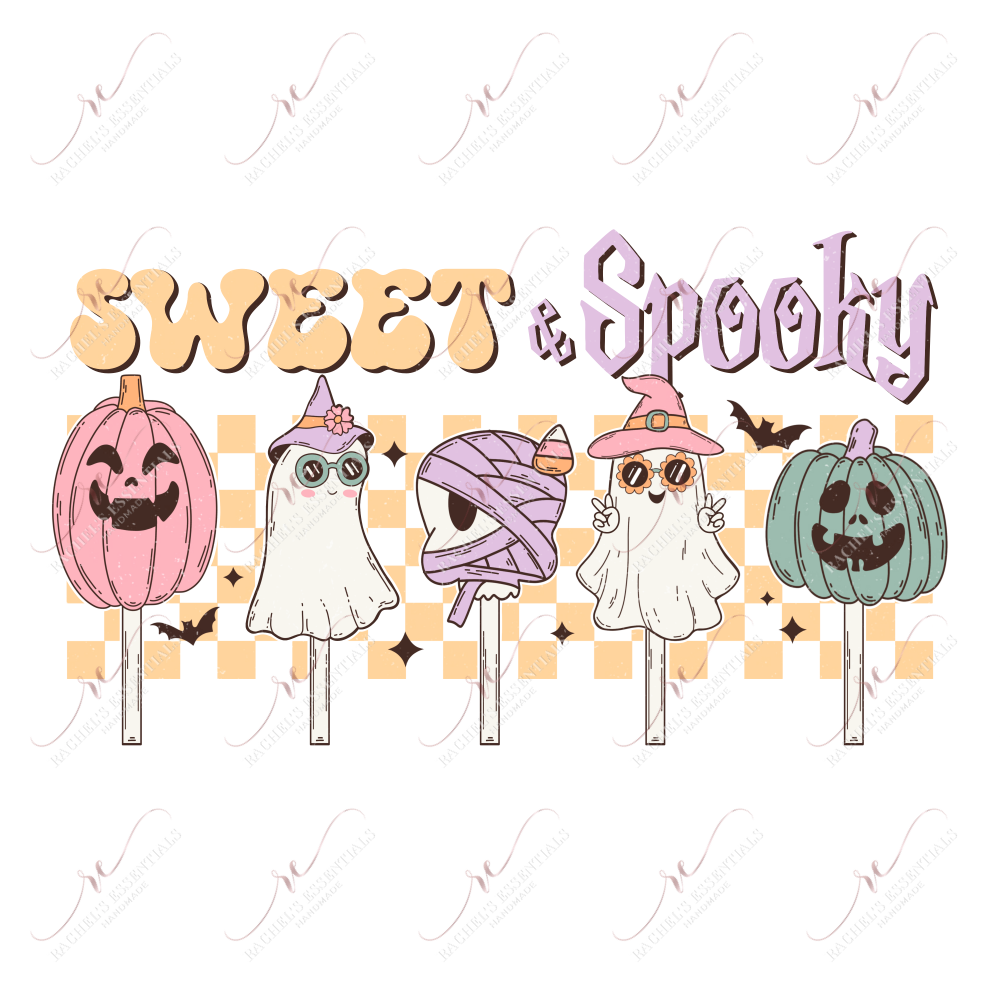 Sweet And Spooky- Ready To Press Sublimation Transfer Print Sublimation