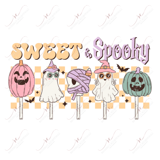 Sweet And Spooky- Ready To Press Sublimation Transfer Print Sublimation