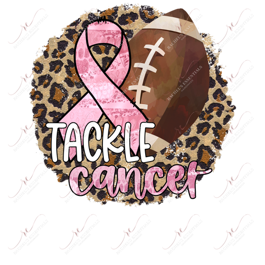 Tackle Breast Cancer- Ready To Press Sublimation Transfer Print Sublimation