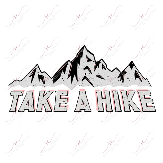 Take A Hike- Clear Cast Decal