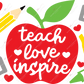 Teach Love Inspire - 16Oz Vinyl Libbey Wrap