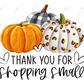 Thank You Pumpkins Stickers