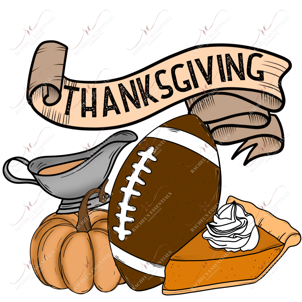 Thanksgiving - Clear Cast Decal