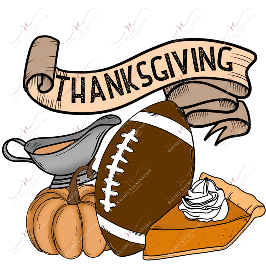 Thanksgiving - Clear Cast Decal