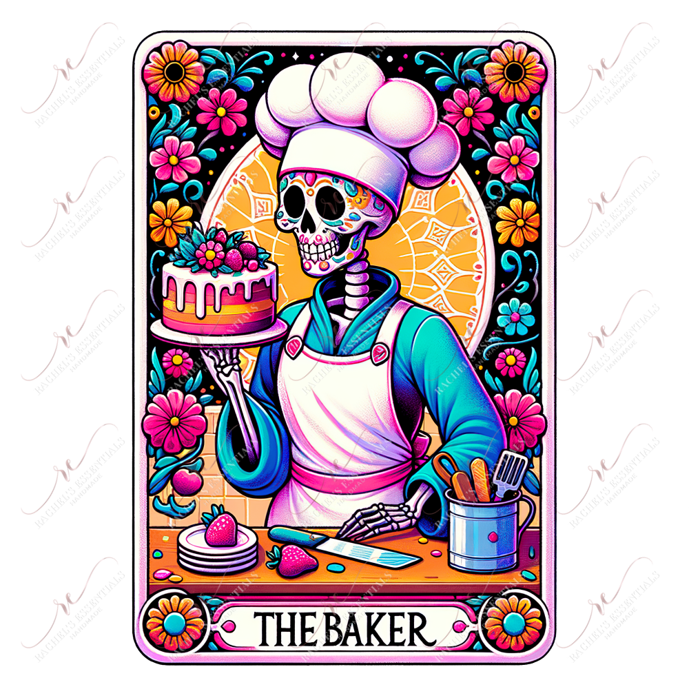 The Baker - Ready To Press Sublimation Transfer Print Sublimation