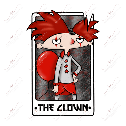 The Clown - Clear Cast Decal