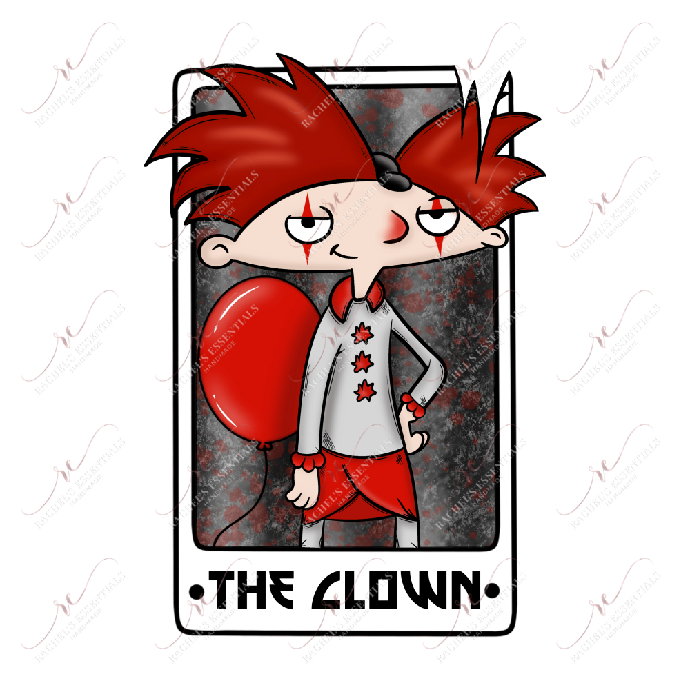 The Clown - Clear Cast Decal