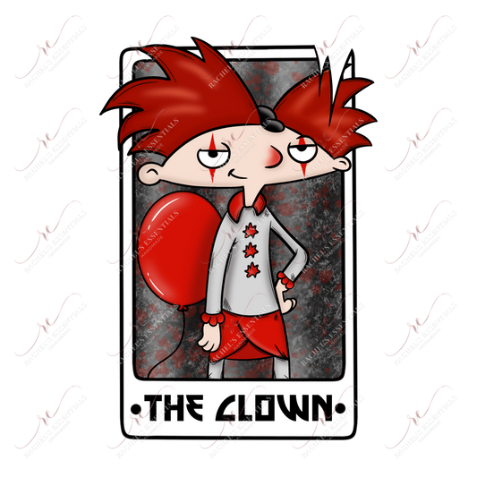 The Clown - Clear Cast Decal