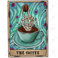 The Coffee Tarot - Ready To Press Sublimation Transfer Print Sublimation