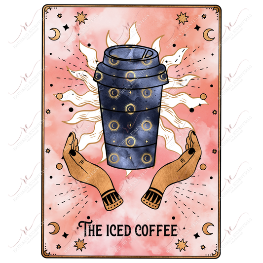 The Iced Coffee Tarot - Clear Cast Decal