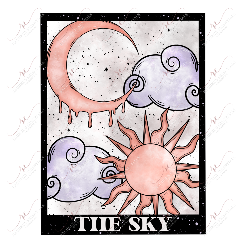 The Sky - Ready To Press Sublimation Transfer Print Sublimation