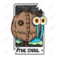 The Snail - Ready To Press Sublimation Transfer Print Sublimation
