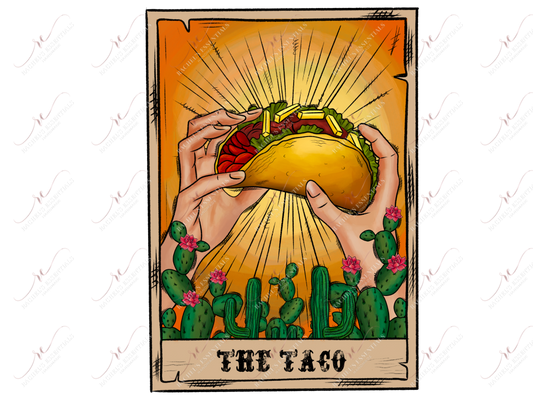 The Taco Tarot - Htv Transfer