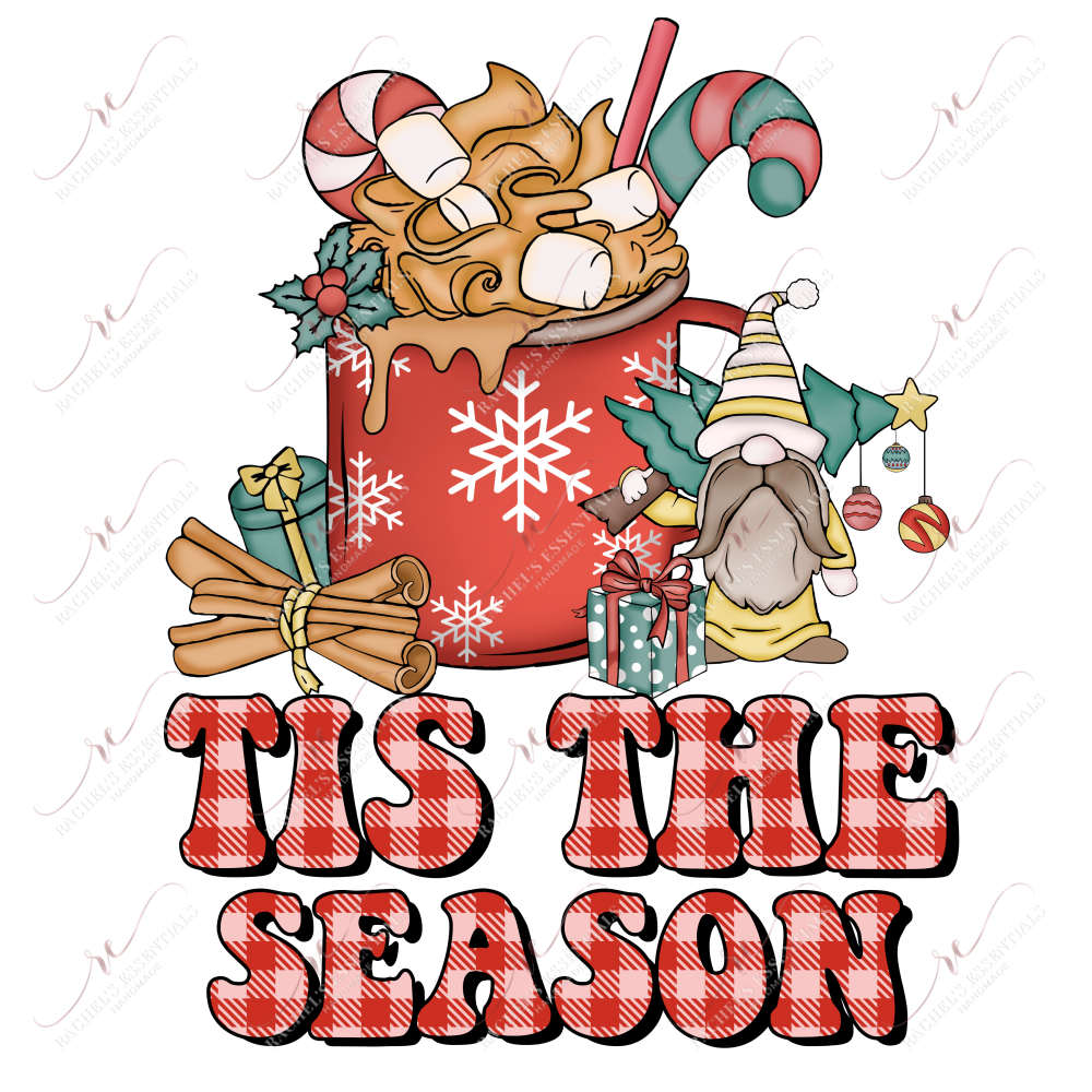 Tis The Season - Clear Cast Decal