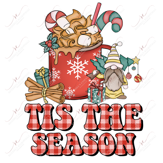 Tis The Season - Clear Cast Decal