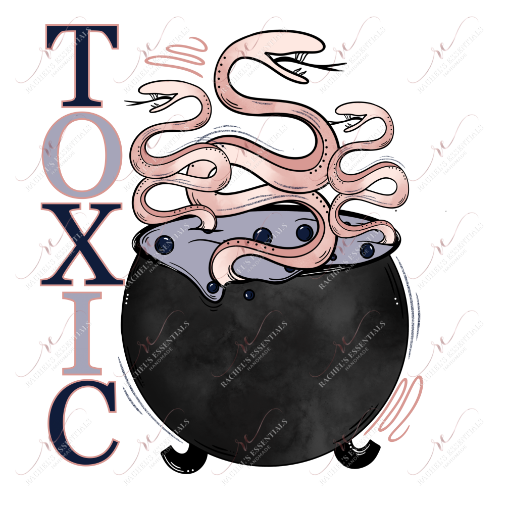 Toxic - Clear Cast Decal