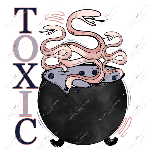 Toxic - Clear Cast Decal