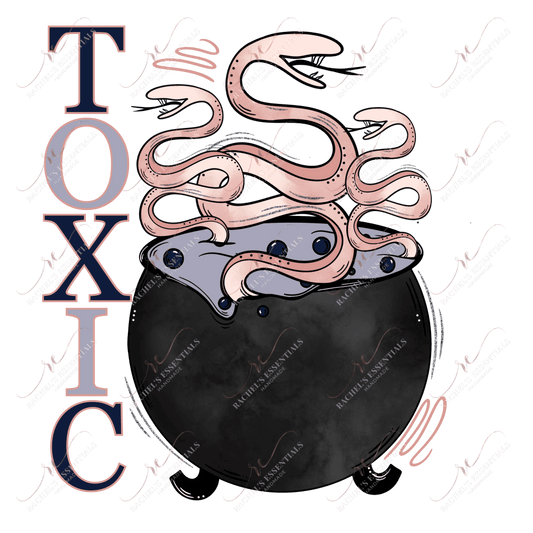 Toxic - Clear Cast Decal