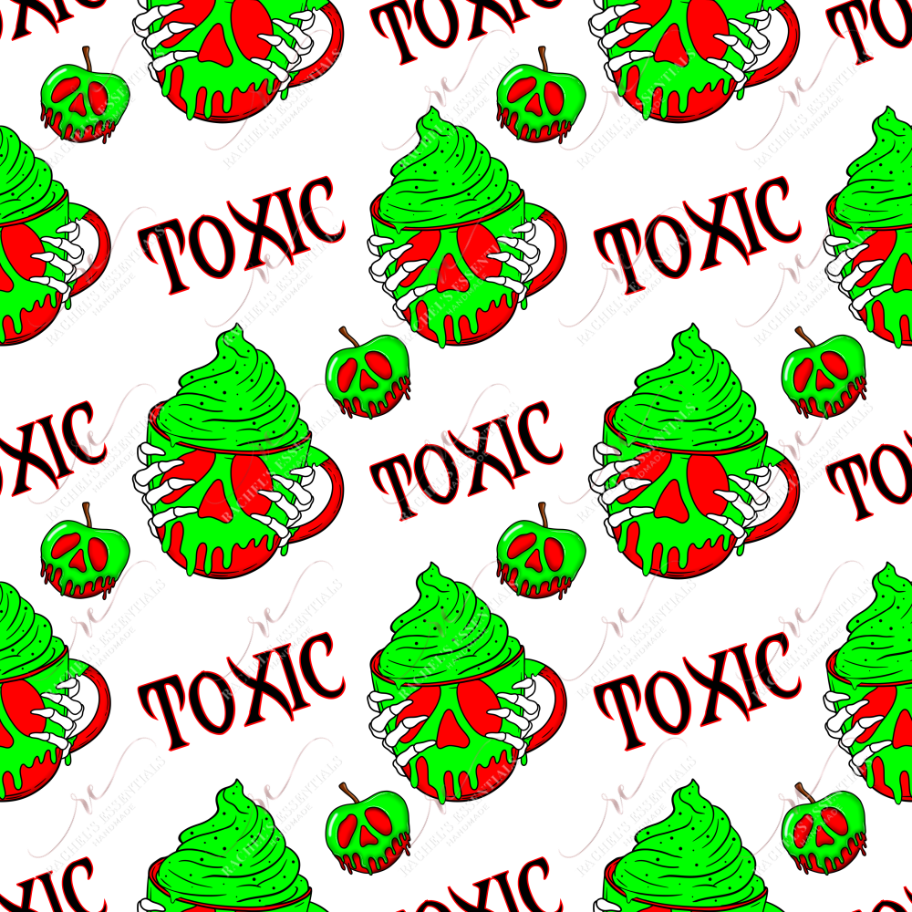 Toxic Small- Ready To Press Sublimation Transfer Print Sublimation