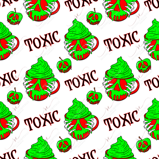 Toxic Small- Ready To Press Sublimation Transfer Print Sublimation