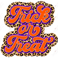 Trick Of Treat Leopard - Ready To Press Sublimation Transfer Print Sublimation