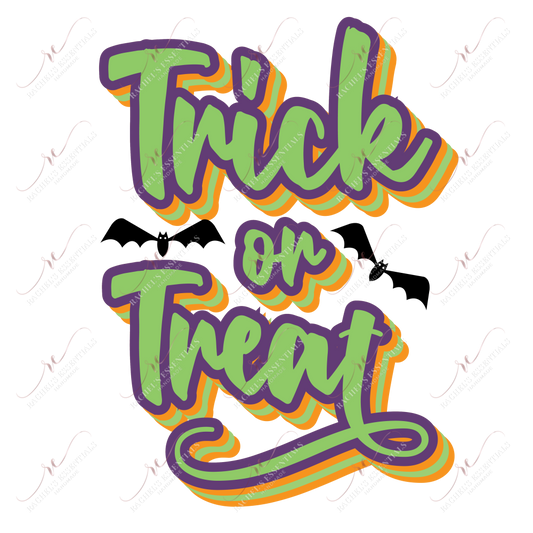 Sublimation 1.99 Trick or Treat Sublimation PRINT Transfer ready to press freeshipping - Rachel's Essentials