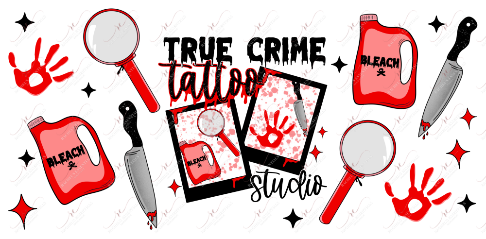 True Crime - Libbey/Beer Can Glass Sublimation