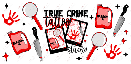 True Crime - Libbey/Beer Can Glass Sublimation