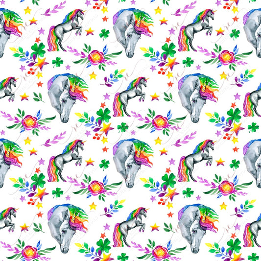 Unicorns - Ready To Press Sublimation Transfer Print Sublimation