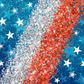 Vertical Red White And Blue Glitters- Ready To Press Sublimation Transfer Print Sublimation