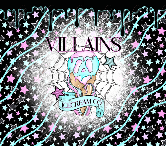 Villains Ice Cream Co - Ready To Press Sublimation Transfer Print Sublimation