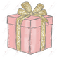 Vintage Christmas Present - Ready To Press Sublimation Transfer Print Sublimation