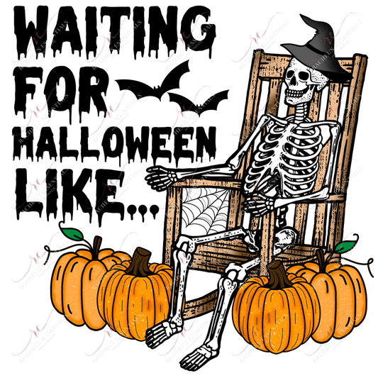 Waiting For Halloween Like - Htv Transfer