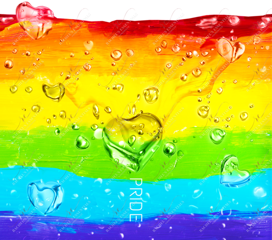 Water Rainbow - Ready To Press Sublimation Transfer Print Sublimation