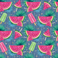 Watermelon Popsicles - Vinyl Wrap Seamless Vinyl