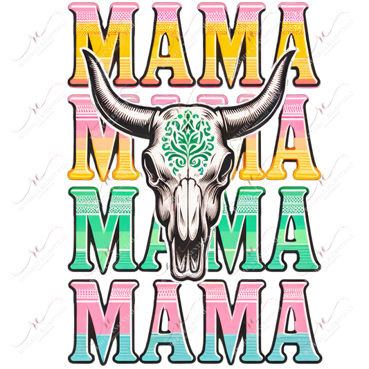 Western Mama - Clear Cast Decal