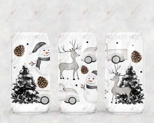 Whimsical Winter - Libbey/Beer Can Glass Sublimation