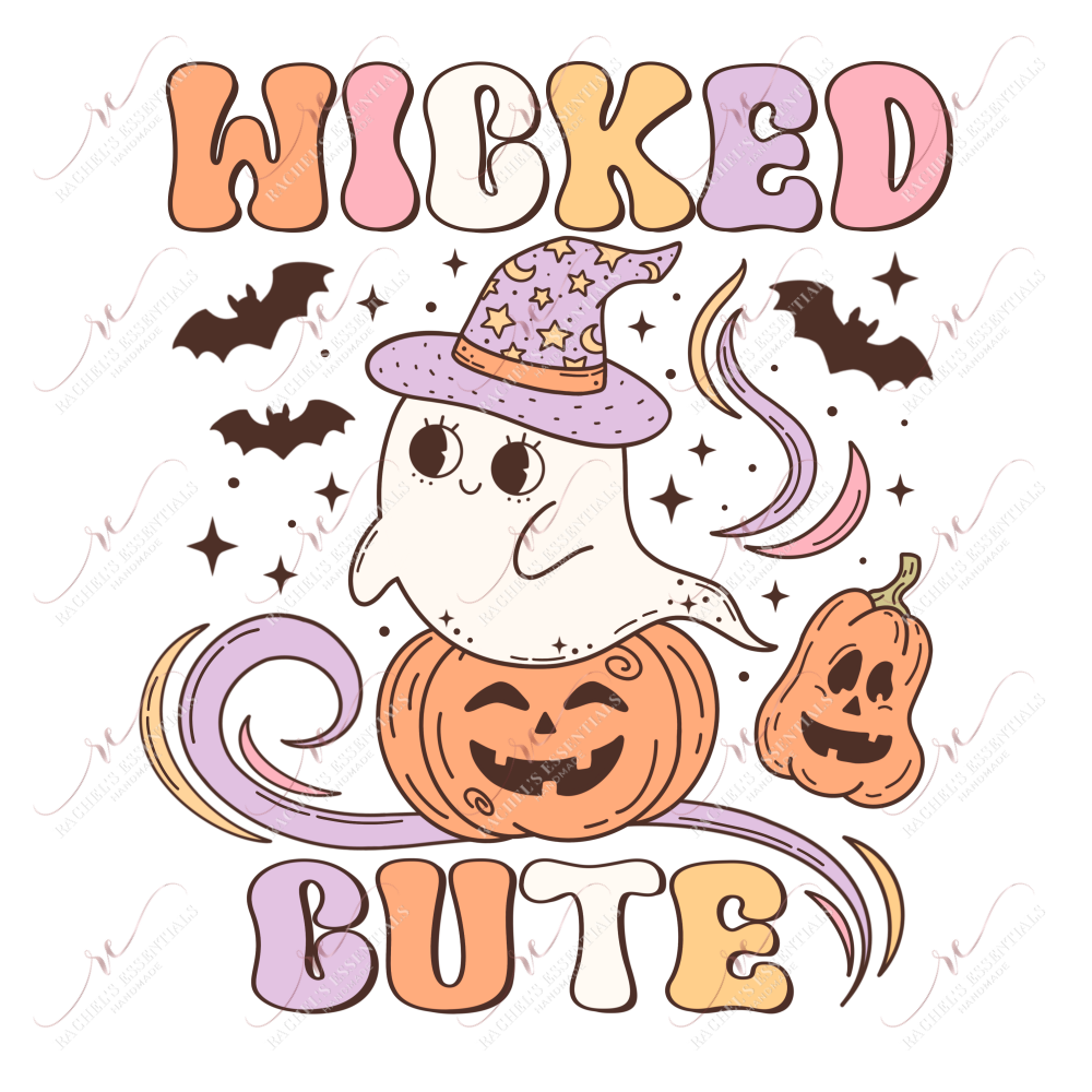 Wicked Cute- Clear Cast Decal