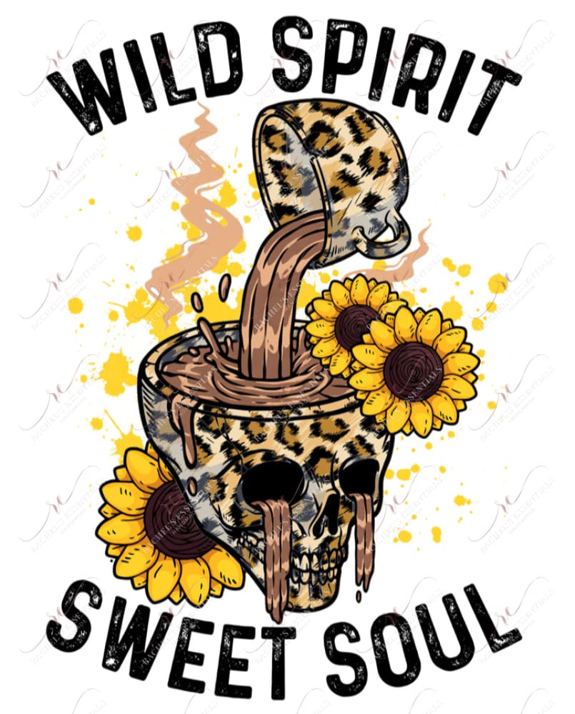 Wild Spirit Sweet Soul - Clear Cast Decal