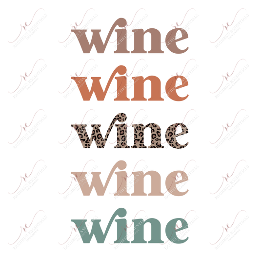 Wine - Ready To Press Sublimation Transfer Print Sublimation