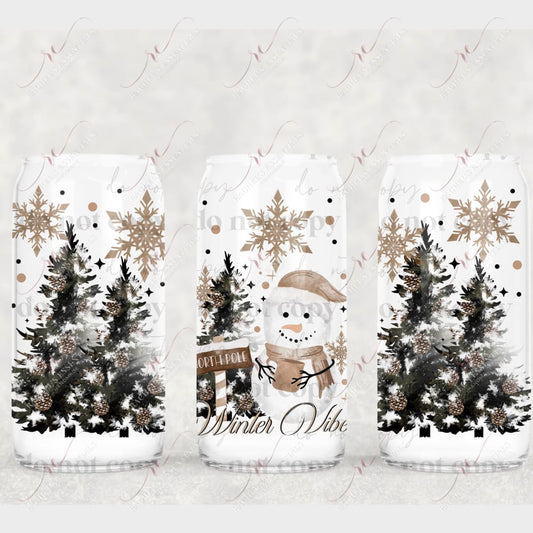 Winter Vibes - Libbey/Beer Can Glass 11/23 Sublimation