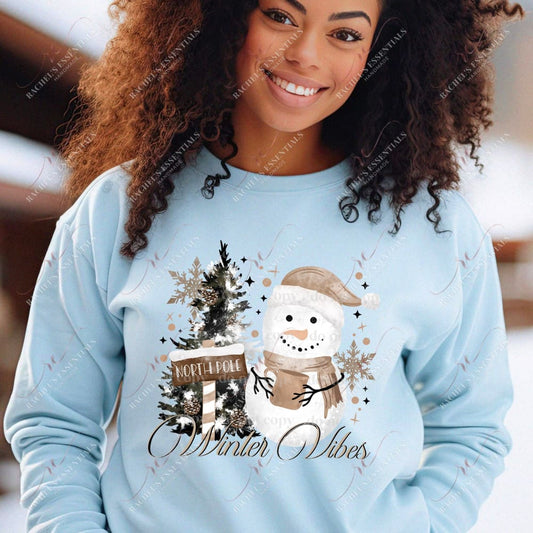 Winter Vibes - Ready To Press Sublimation Transfer Print 11/23 Sublimation