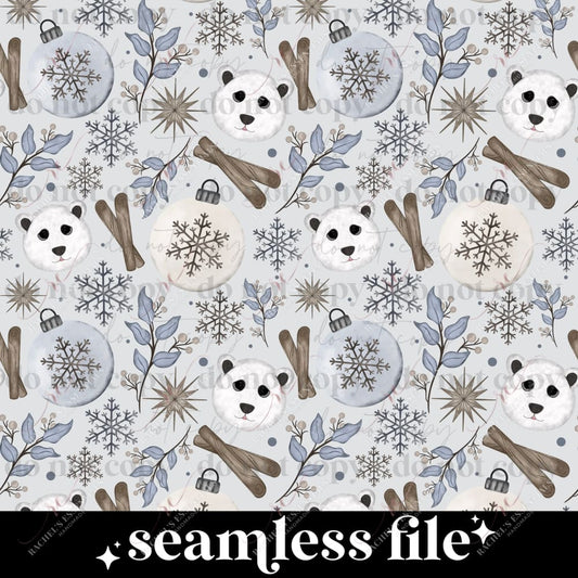 Winter Wonderland - Ready To Press Sublimation Transfer Print Seamless 12/23 Sublimation