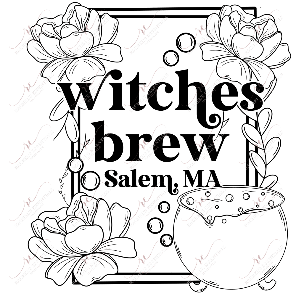Witches Brew- Clear Cast Decal